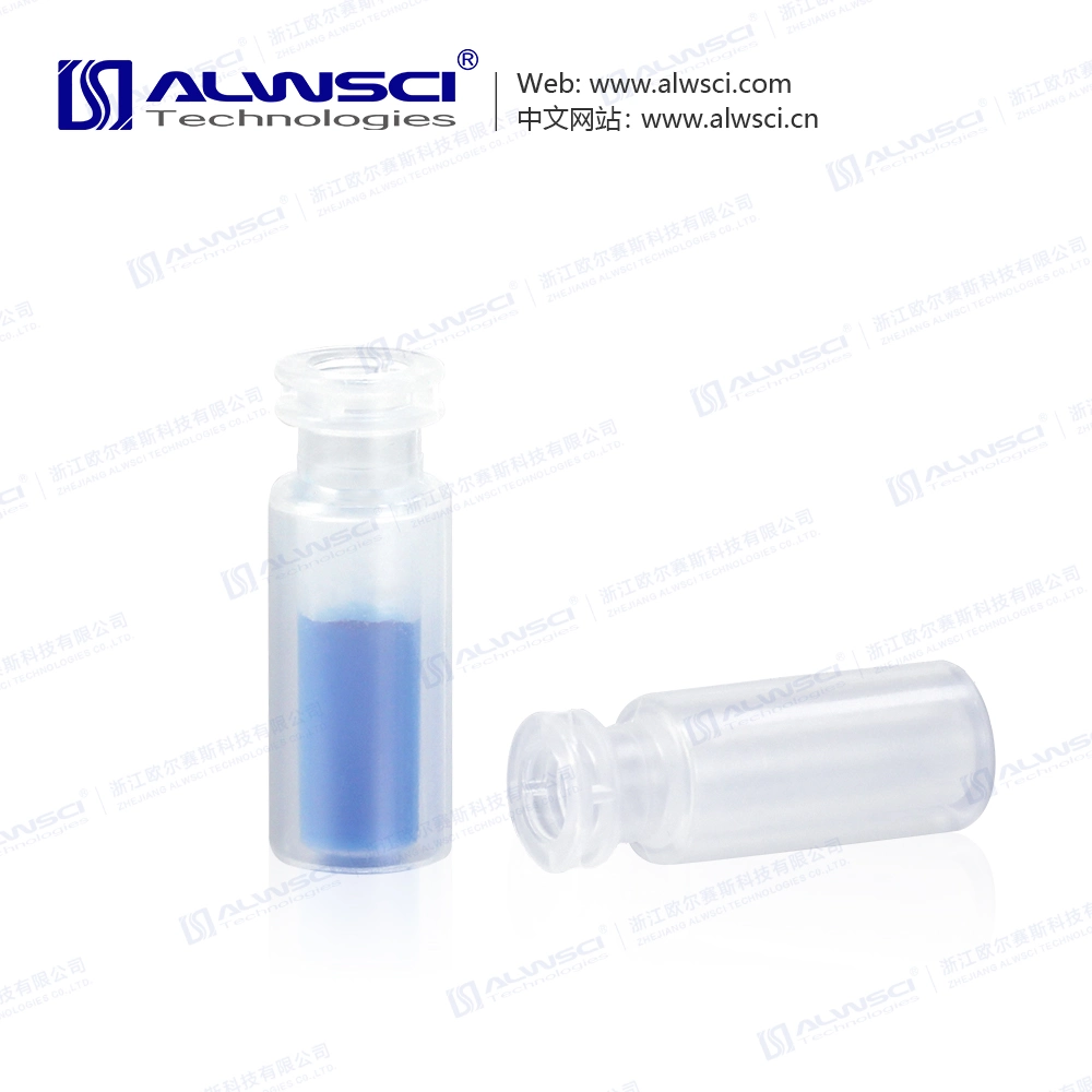 2ml 11mm 12X32mm PP Snap Top Vial with 0.7ml Micro Insert for Lab