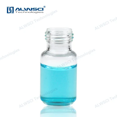 Alwsci 10ml ND18 Clear Screw Headspace Gc Vial de vidrio para análisis de cromatografía