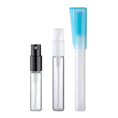 Crimp 11/410 Mini Perfume Spray Bottle 3ml 5ml 8ml 10ml 12ml Atomizador Frasco de vidrio de perfume para probador de muestra